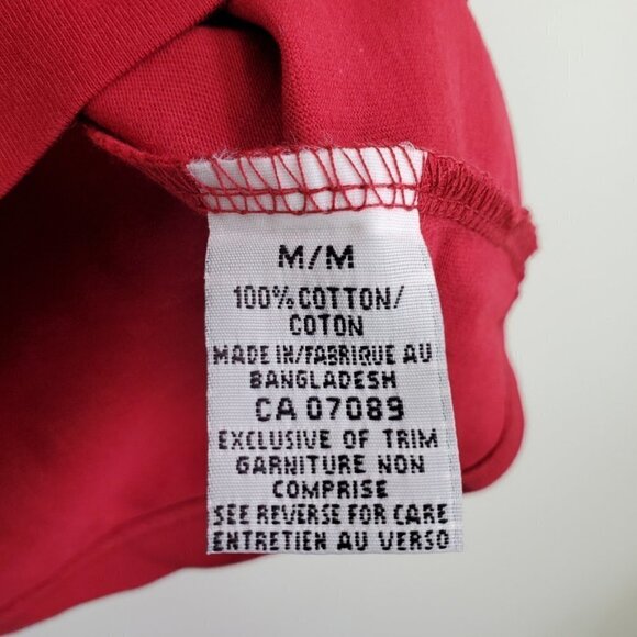 Nevada Men's Speedway Red T-shirt, Size Medium, 100% Cotton, NWT - Picture 4 of 10